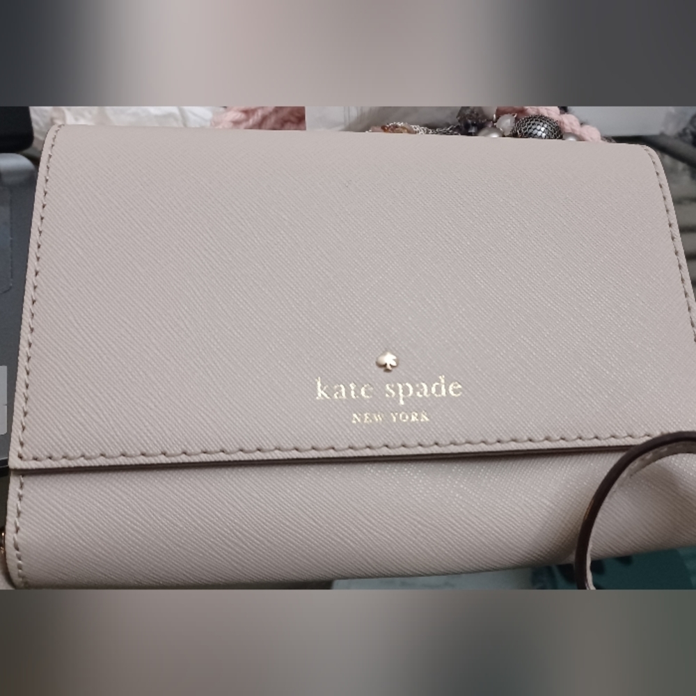 Kate Spade small tan crossbody bag